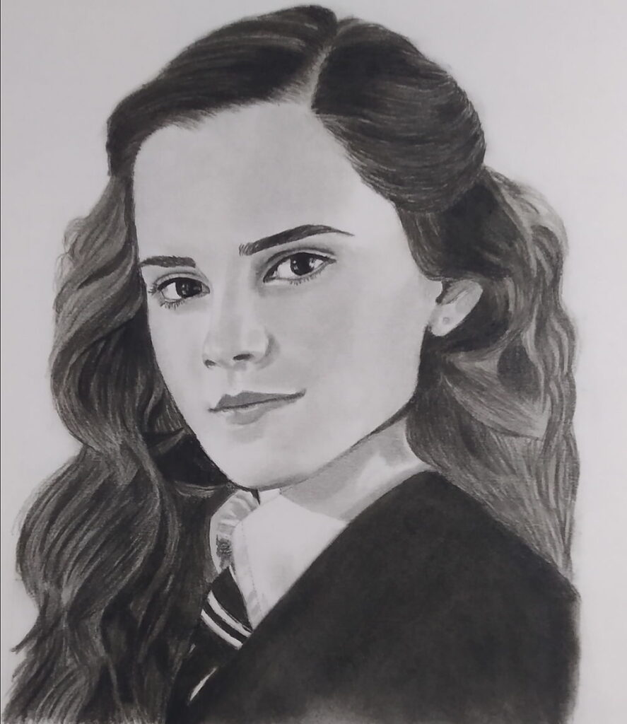 Pencil Sketches, Pencil sketch of Hermione Granger