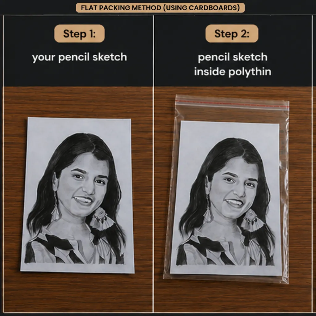 flat packing method 1 to 2