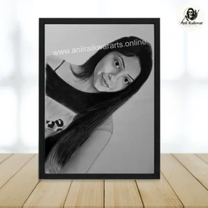 Pencil Sketch Gift for Girlfriend